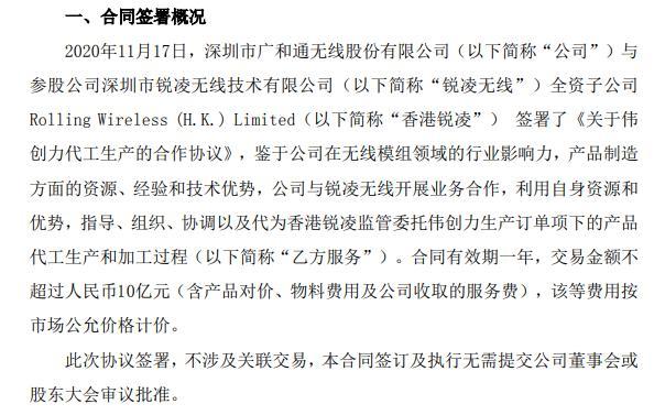 广和通最新动态更新